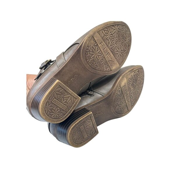 LifeStride Velocity 2.0 Adley Womens Taupe Faux Leather Ankle Booties SZ 6.5M - Picture 5 of 12